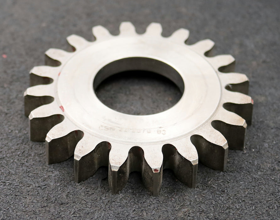 Bild des Artikels TOS-Scheibenschneidrad-m=5mm-EGW-20°-Z=20-Ø113x16xØ1-3/4"-mit-Beschichtung