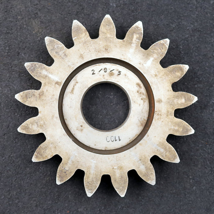 Bild des Artikels PWS-Scheibenschneidrad-m=6mm-EGW-20°-Z=17-BP-II-Ø118x22xØ1-1/4"-gebraucht