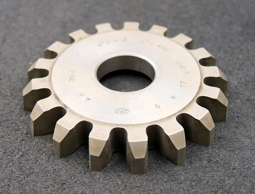 Bild des Artikels PWS-Scheibenschneidrad-m=6mm-EGW-20°-Z=17-hkw-6,3-Ø114x16xØ1-1/4"-gebraucht