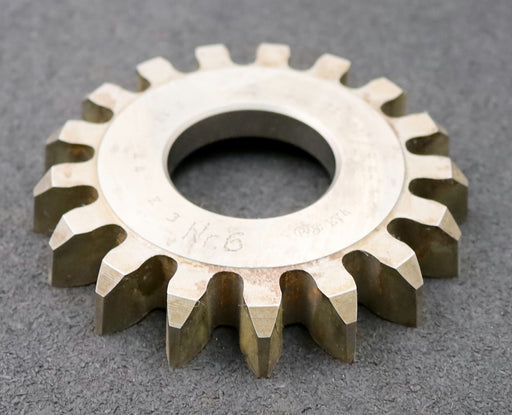 Bild des Artikels PWS-Scheibenschneidrad-m=6mm-EGW-20°-Z=17-BP-II-Ø117x19xØ1-3/4"-gebraucht