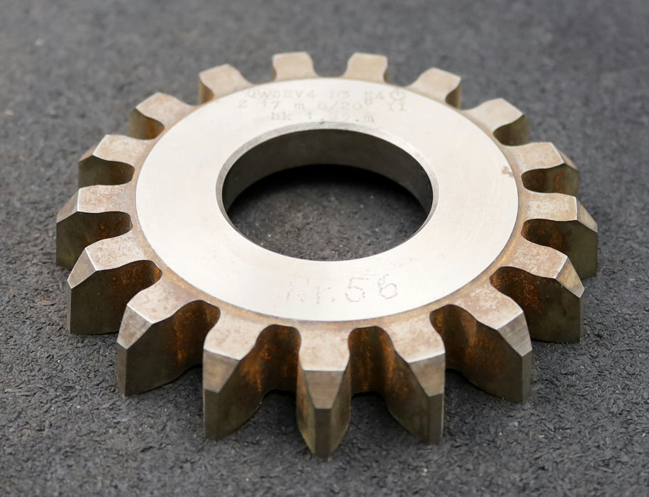 Bild des Artikels PWS-Scheibenschneidrad-m=6mm-EGW-20°-Z=17-BP-II-hk-1,25.m-Ø117x18xØ1-3/4"