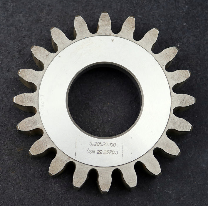 Bild des Artikels Scheibenschneidrad-m=5mm-EGW-20°-Z=20-Ø115x24xØ1-3/4"-gebraucht