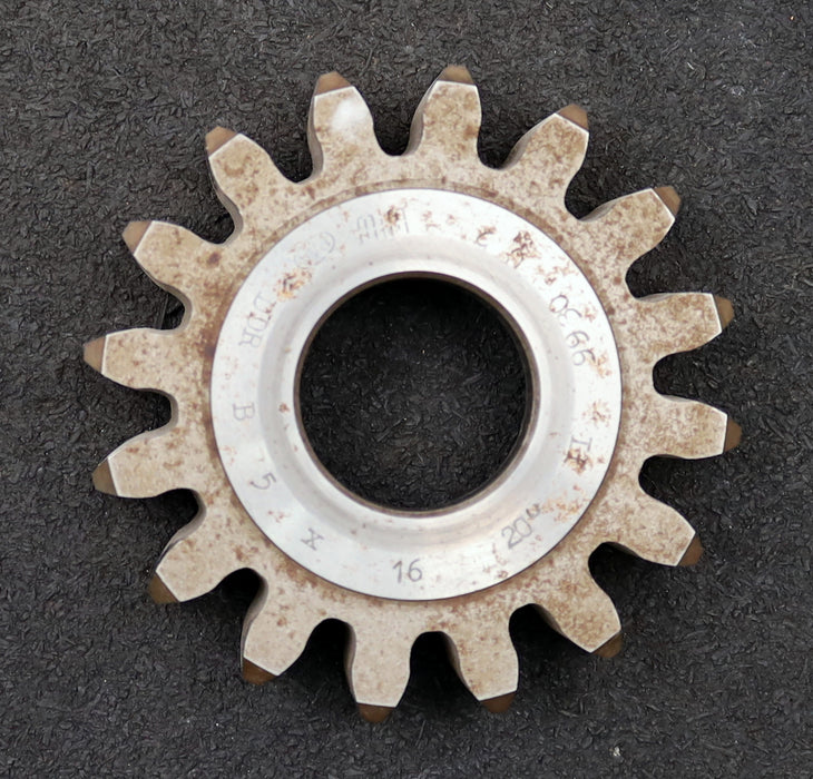 Bild des Artikels PWS-Scheibenschneidrad-m=5mm-EGW-20°-Z=16-BP-II-Ø94x20xØ1-1/4"-Qualität-B