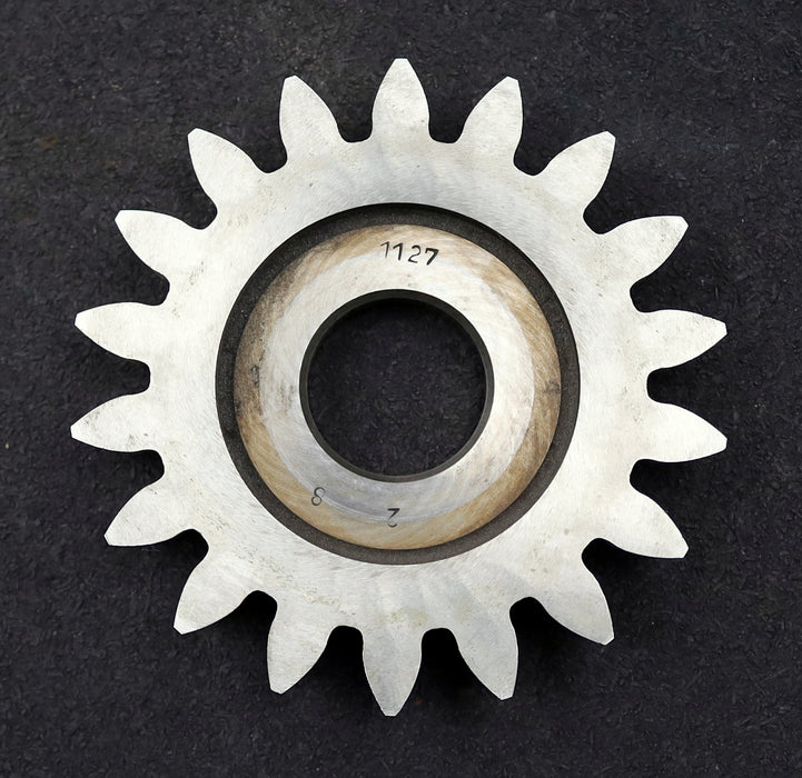 Bild des Artikels PWS-Scheibenschneidrad-m=5,5mm-EGW-20°-Z=18-BP-II-Ø114x20xØ1-1/4"-gebraucht