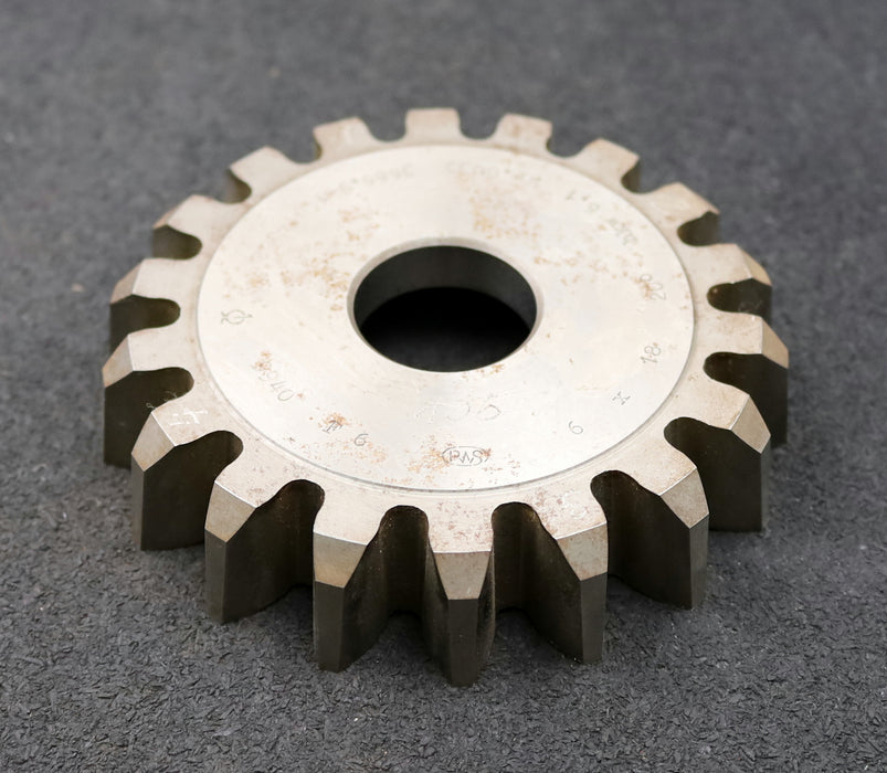 Bild des Artikels PWS-Scheibenschneidrad-gear-shaper-m=-6mm-EGW-20°-Z=-18-hkw-6,1-Ø124x26xØ1-1/4"