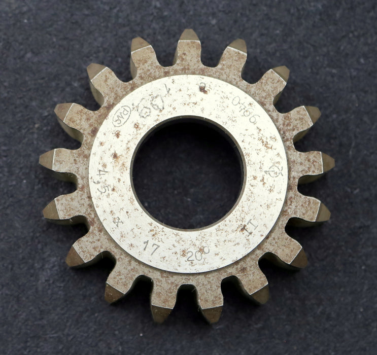 Bild des Artikels PWS-Scheibenschneidrad-gear-shaper-m=-4,5mm-EGW-20°-Z=-17-BP-II-Ø90x24xØ1-1/4"