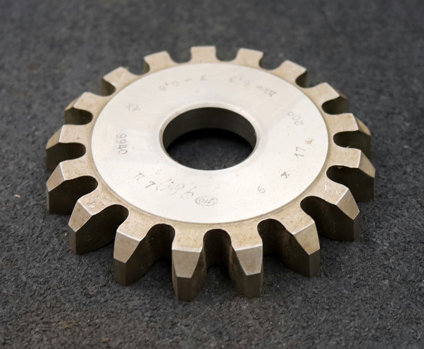 Bild des Artikels PWS-Scheibenschneidrad-gear-shaper-m=-6mm-EGW-20°-Z=-17-hkw-6,3m-Ø114x17xØ1-1/4"