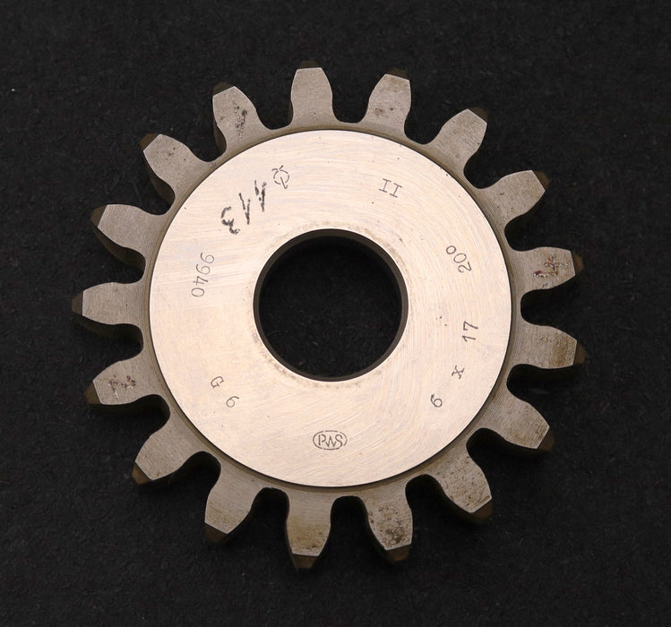 Bild des Artikels PWS-Scheibenschneidrad-gear-shaper-m=6mm-EGW-20°-Z=17-BP-II-Ø118x21xØ1-1/4"