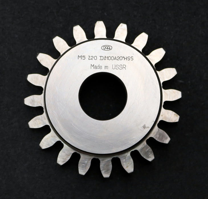 Bild des Artikels Scheibenschneidrad-gear-shaper-m=5mm-EGW-20°-Z=20-Ø115x33xØ1-1/4"-Material-HSS