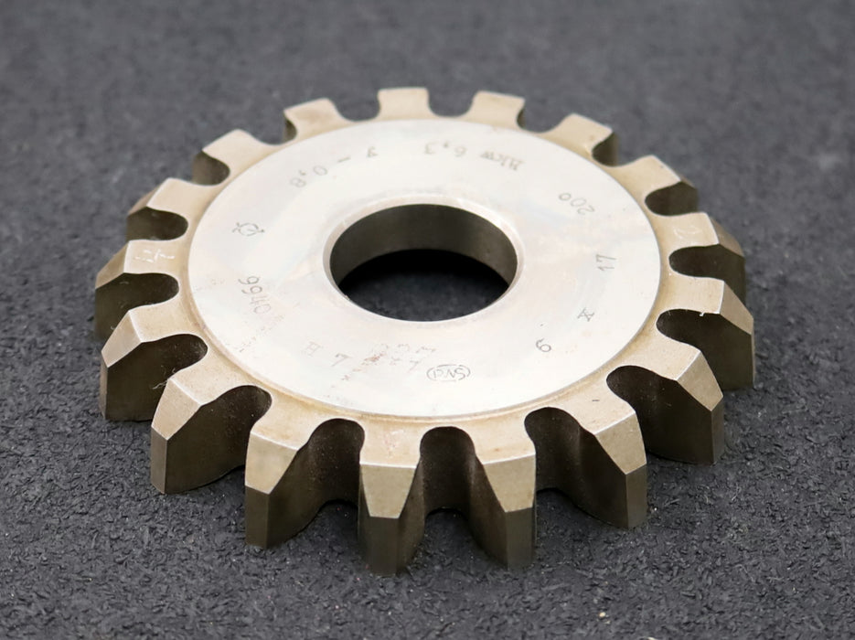 Bild des Artikels PWS-Scheibenschneidrad-gear-shaper-m=6mm-EGW-20°-Z=17-hkw-6,3m-Ø115x18xØ1-1/4"