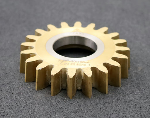 Bild des Artikels TOS-Scheibenschneidrad-gear-shaper-m=-5mm-EGW-20°-Z=-20-Ø114x24xØ1-3/4"