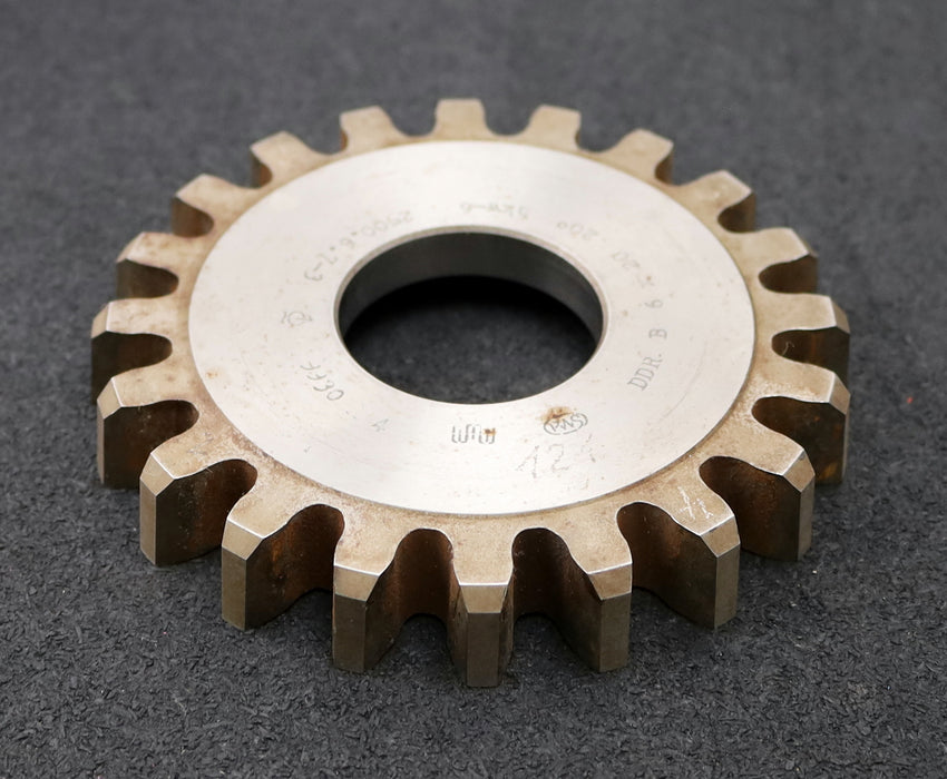 Bild des Artikels PWS-Scheibenschneidrad-gear-shaper-m=-6mm-EGW-20°-Z=-20-hkw-6-Ø131x20xØ1-3/4"