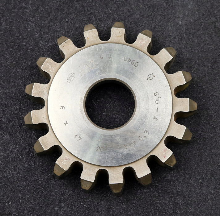 Bild des Artikels PWS-Scheibenschneidrad-gear-shaper-m=-6mm-EGW-20°-Z=17-Ø117x23xØ1-1/4"-gebraucht