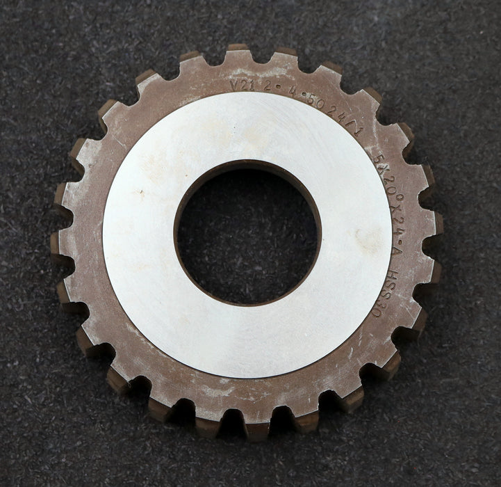 Bild des Artikels Scheibenschneidrad-gear-shaper-m=-5mm-EGW-20°-Z=-24-Ø129x29xØ1-3/4"-Qualität-A