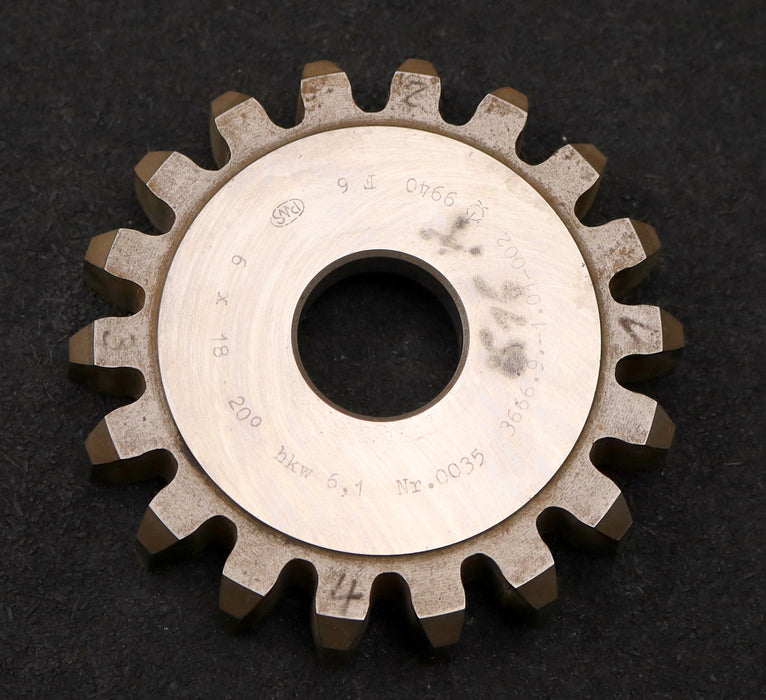 Bild des Artikels PWS-Scheibenschneidrad-m=-6mm-EGW-20°-Z=-18-hkw-6,1-Ø124x26xØ1-1/4"