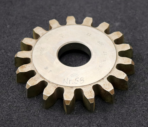 Bild des Artikels PWS-Scheibenschneidrad-gear-shaper-m=-6mm-EGW-20°-Z=-17-BP-II-Ø117x17xØ1-1/4"