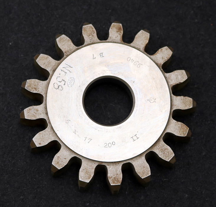 Bild des Artikels PWS-Scheibenschneidrad-gear-shaper-m=-6mm-EGW-20°-Z=-17-BP-II-Ø117x17xØ1-1/4"