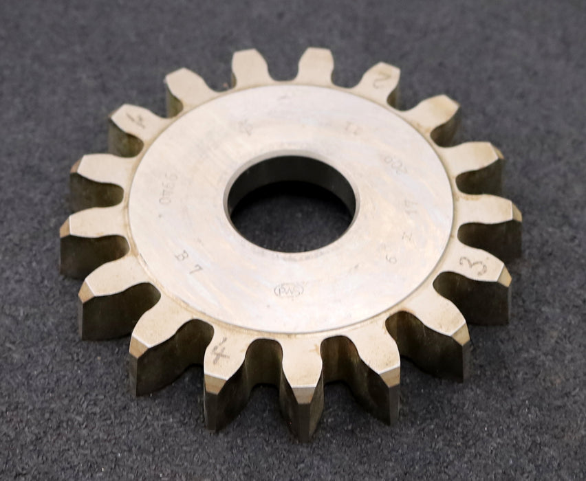 Bild des Artikels PWS-Scheibenschneidrad-gear-shaper-m=-6mm-EGW-20°-Z=-17-BP-II-Ø117x18xØ1-1/4"