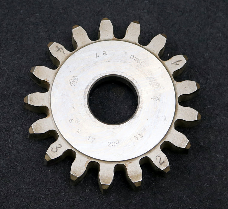 Bild des Artikels PWS-Scheibenschneidrad-gear-shaper-m=-6mm-EGW-20°-Z=-17-BP-II-Ø117x18xØ1-1/4"