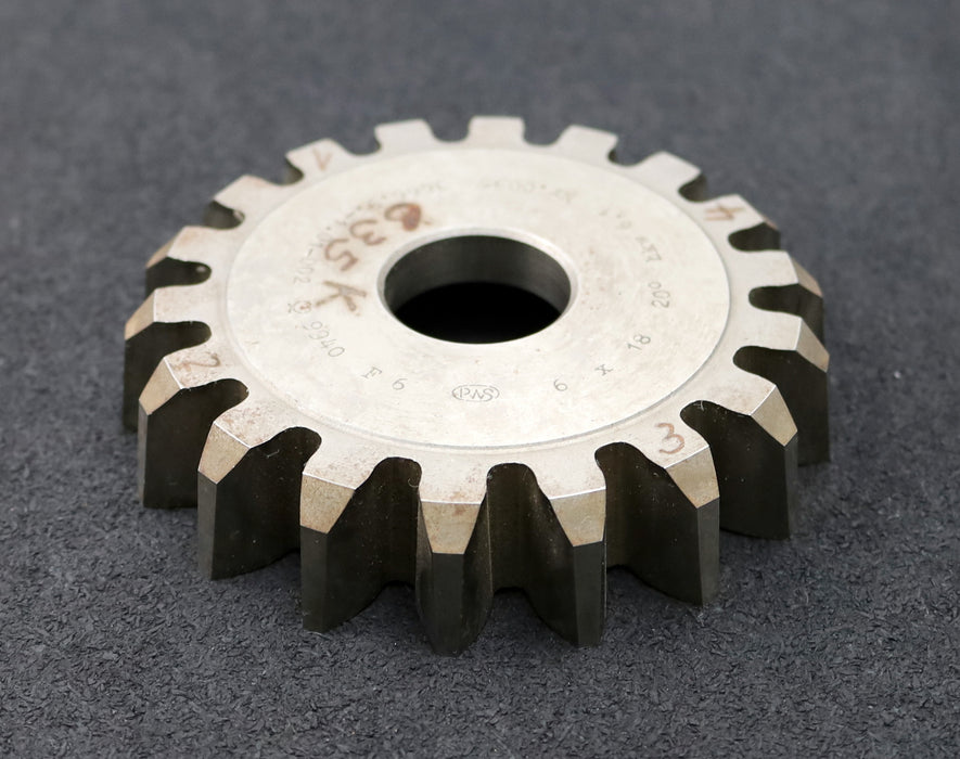 Bild des Artikels PWS-Scheibenschneidrad-gear-shaper-m=-6mm-EGW-20°-Z=-18-hkw-6,1-Ø125x25xØ1-1/4"