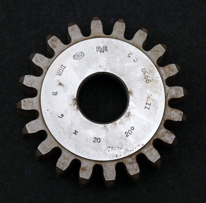 Bild des Artikels PWS-Scheibenschneidrad-gear-shaper-m=-5mm-EGW-20°-Z=-20-BP-II