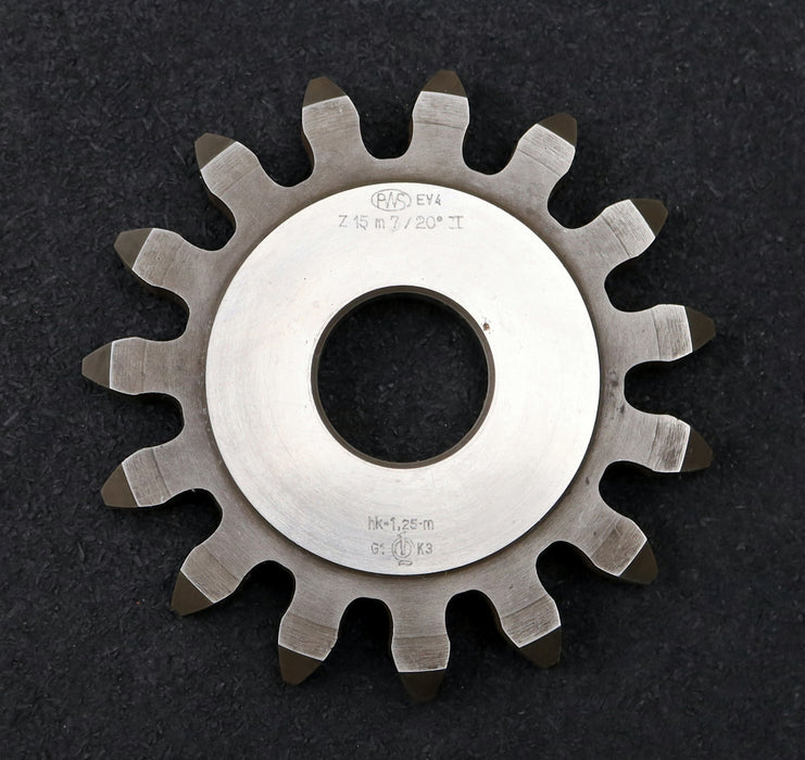 Bild des Artikels PWS-Scheibenschneidrad-gear-shaper-m=-7mm-EGW-20°-Z=-15-hk=-1,25m-BP-II