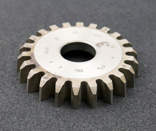 Bild des Artikels PWS-Scheibenschneidrad-gear-shaper-m=-4,5mm-EGW-20°-Z=-22-BP-II-Ø112x20xØ1-1/4"