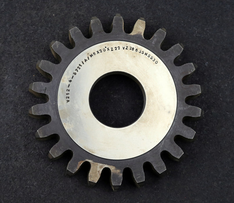 Bild des Artikels Scheibenschneidrad-gear-shaper-m=-6mm-EGW-20°-Z=-22-Ø150x29xØ1-3/4"-gebraucht