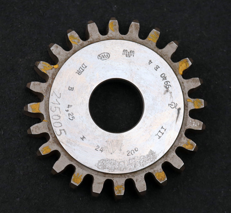 Bild des Artikels PWS-Scheibenschneidrad-gear-shaper-m=-4,25mm-EGW-20°-Z=24-BP-III-Ø113x20xØ1-1/4"