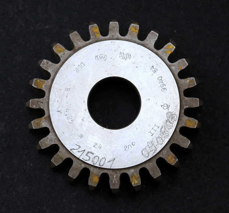 Bild des Artikels PWS-Scheibenschneidrad-gear-shaper-m=-4,25mm-EGW-20°-Z=24-BP-III-Ø114x21xØ1-1/4"