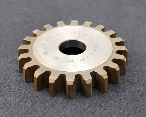 Bild des Artikels PWS-Scheibenschneidrad-gear-shaper-m=-6mm-EGW-20°-Z=-20-hkw-6,0-Ø132x22xØ1-3/4"