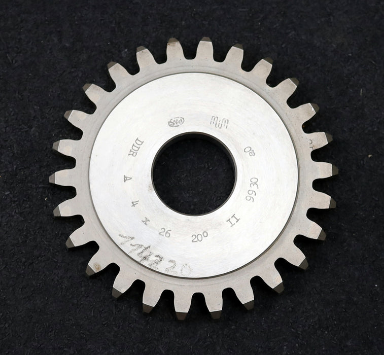 Bild des Artikels PWS-Scheibenschneidrad-gear-shaper-m=-4mm-EGW-20°-Z=-26-BP-II-Ø113x11xØ1-1/4"