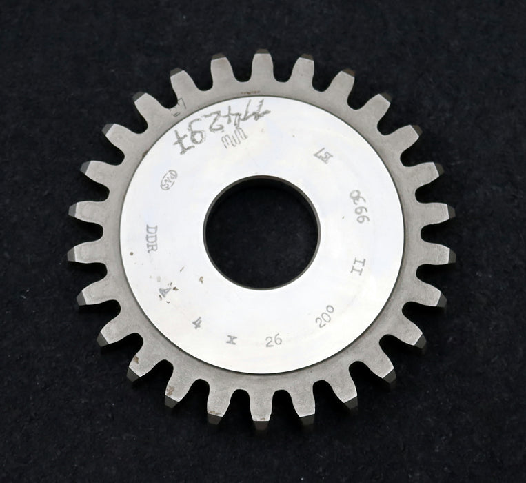 Bild des Artikels PWS-Scheibenschneidrad-gear-shaper-m=-4mm-EGW-20°-Z=-26-BP-II-Ø113x13xØ1-1/4"