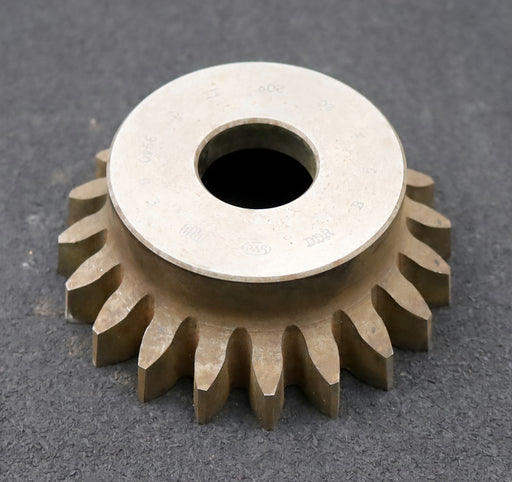 Bild des Artikels PWS-Glockenschneidrad-gear-shaper-m=-5mm-EGW-20°-Z=-20-BP-II-Ø114x43xØ1-1/4"