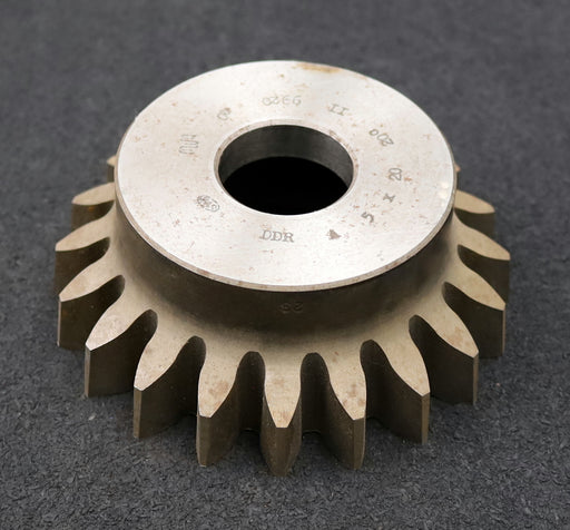 Bild des Artikels PWS-Glockenschneidrad-gear-shaper-m=-5mm-EGW-20°-Z=-20-BP-II-Ø114x45xØ1-1/4"