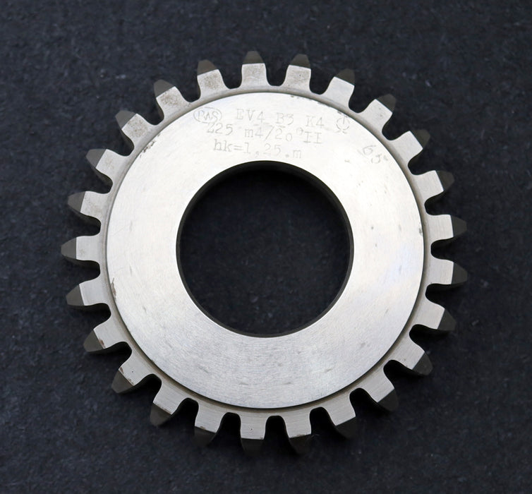 Bild des Artikels PWS-Scheibenschneidrad-m=4mm-EGW-20°-Z=25-hk-1,25m-BP-II-Ø110x20xØ1-3/4"