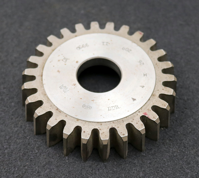 Bild des Artikels PWS-Scheibenschneidrad-gear-shaper-m=4mm-EGW-20°-Z=26-BP-II-Ø116x23xØ1-1/4"