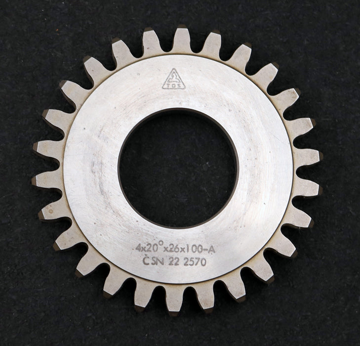 Bild des Artikels TOS-Scheibenschneidrad-gear-shaper-m=4mm-EGW-20°-Z=26-Ø114x14xØ1-3/4"-Qualität-A