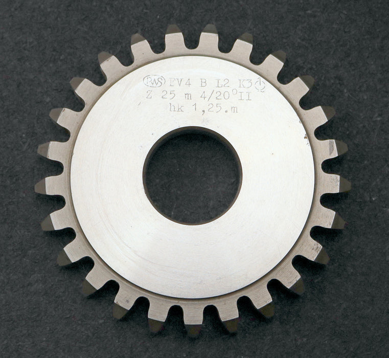 Bild des Artikels PWS-Scheibenschneidrad-m=4mm-EGW-20°-Z=25-hk-1,25m-BP-II--Ø109x14xØ1-1/4"