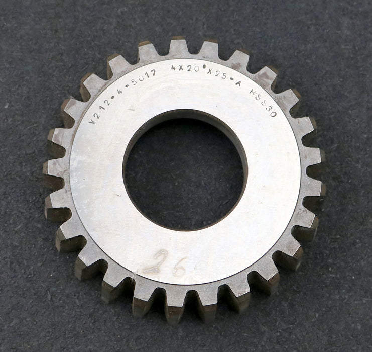 Bild des Artikels Scheibenschneidrad-gear-shaper-m=4mm-EGW-20°-Z=25-Ø109x25xØ1-3/4"-Qualität-A