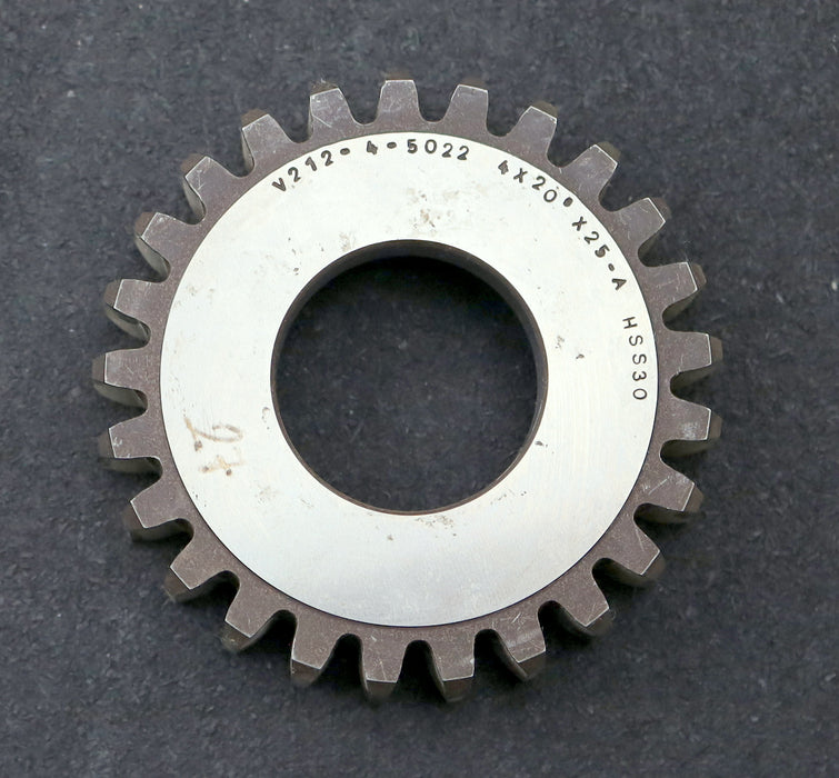 Bild des Artikels Scheibenschneidrad-gear-shaper-m=4mm-EGW-20°-Z=25-Ø110x24xØ1-3/4"-Qualität-A