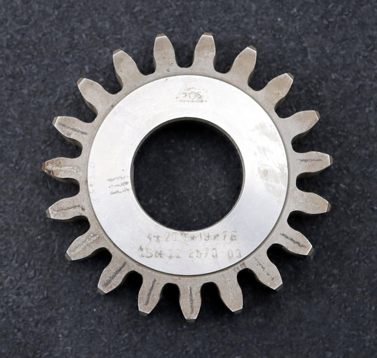 Bild des Artikels TOS-Scheibenschneidrad-gear-shaper-m=4mm-EGW-20°-Z=19-Ø86x18xØ1-1/4"-gebraucht