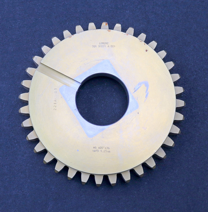 Bild des Artikels LORENZ-Scheibenschneidrad-gear-shaper-m=-6mm-EGW-20°-Z=-36-haP0-1,25mn