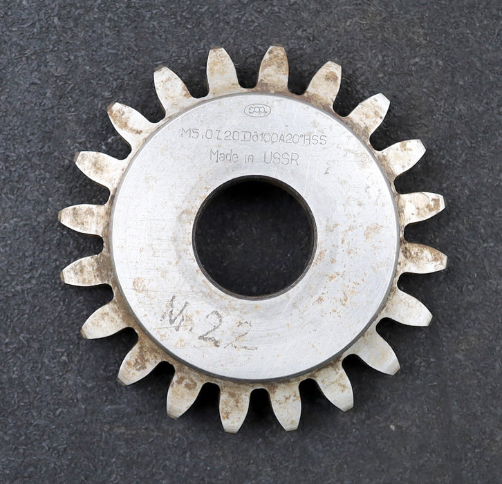 Bild des Artikels Scheibenschneidrad-gear-shaper-m=-5mm-EGW-20°-Z=-20-Ø113x28xØ1-1/4"-Qualität-A