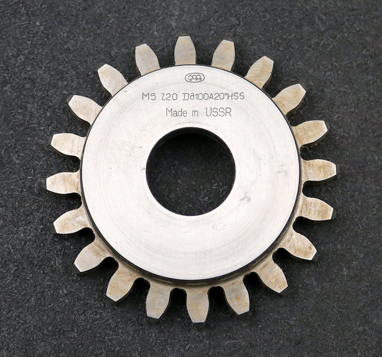 Bild des Artikels Scheibenschneidrad-m=-5mm-EGW-20°-Z=-20-Ø113x23xØ1-1/4"-Qualität-A-HSS