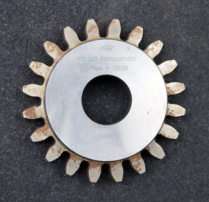 Bild des Artikels Scheibenschneidrad-gear-shaper-m=-5mm-EGW-20°-Z=-20-Ø113x25xØ1-1/4"-Qualität-A