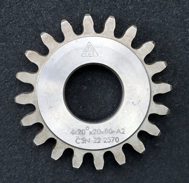 Bild des Artikels TOS-Scheibenschneidrad-gear-shaper-m=4mm-EGW-20°-Z=20-Ø89x15xØ1-1/4"-