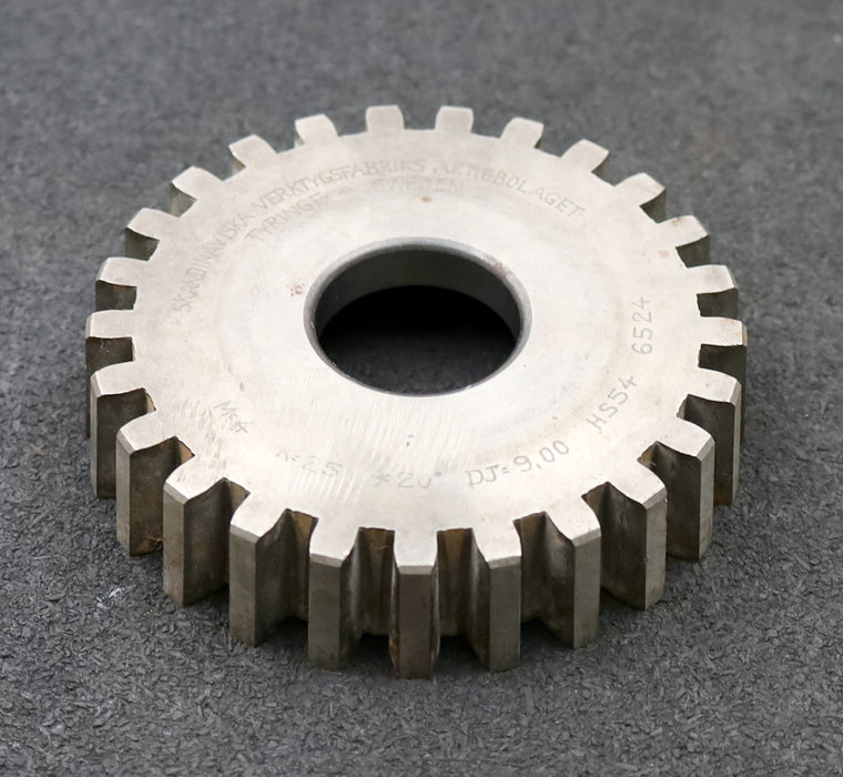 Bild des Artikels Scheibenschneidrad-gear-shaper-m=4mm-EGW-20°-Z=-25-DJ=9,00-Ø106x23xØ1-1/4"