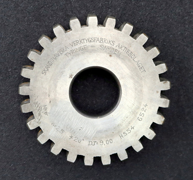 Bild des Artikels Scheibenschneidrad-gear-shaper-m=4mm-EGW-20°-Z=-25-DJ=9,00-Ø106x23xØ1-1/4"