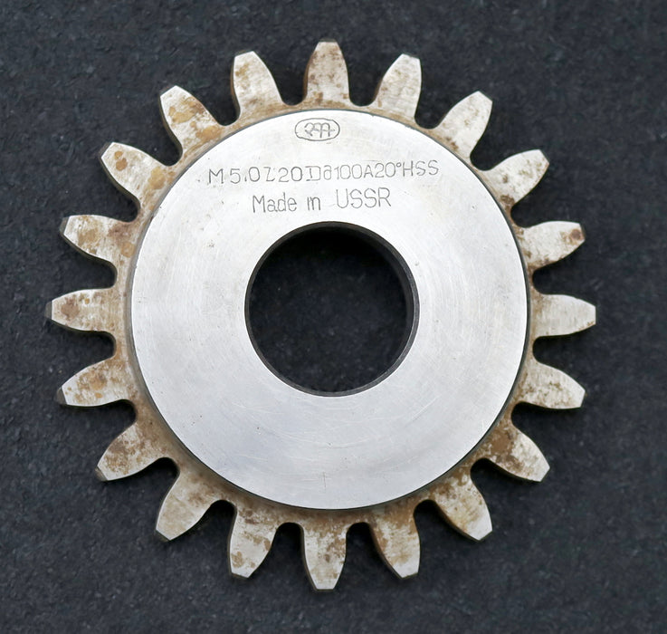 Bild des Artikels Scheibenschneidrad-gear-shaper-m=-5mm-EGW-20°-Z=-20-Ø113x23xØ1-1/4"-Qualität-A